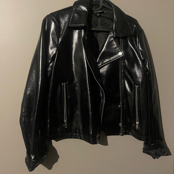 Vinyl leather jacket - Picture 1 of 2